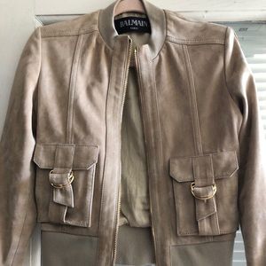 Rare Balmain Lambskin Jacket 38